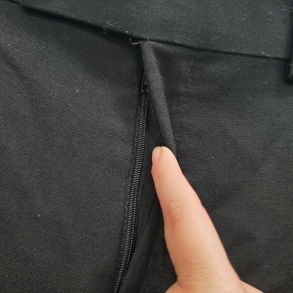 COLLECTION Michael Strahan Men's‎ Big & Tall Black Wool Blend Dress Pants 42x30 - Picture 3 of 6